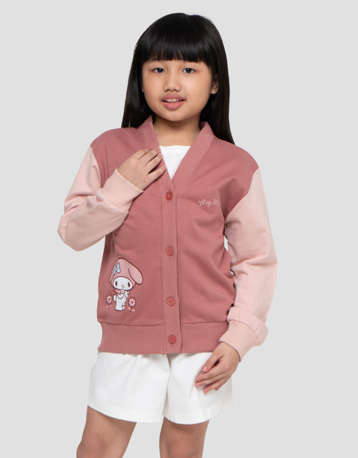 Character My Melody Cardigan Anak Perempuan