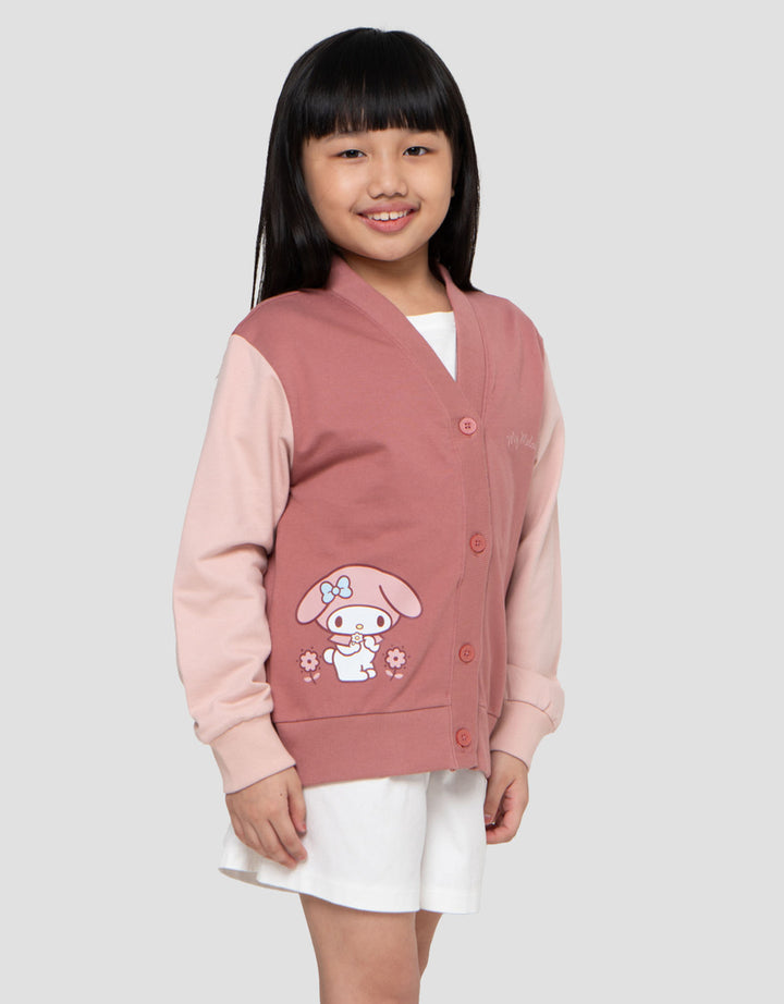 Character My Melody Cardigan Anak Perempuan