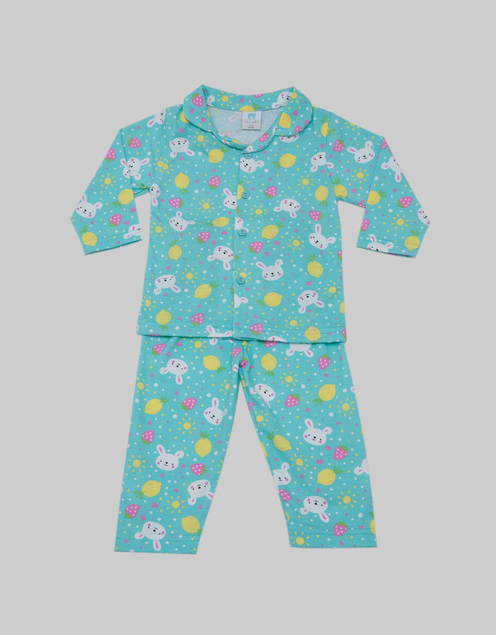 Pipiniko Top - Bottom Girl Full Print Bunny