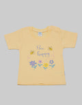 Pipiniko Short Sleeve T-Shirt Baju Pendek Oblong Sablon Bee And Flower