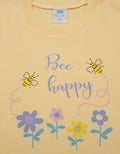 Pipiniko Short Sleeve T-Shirt Baju Pendek Oblong Sablon Bee And Flower