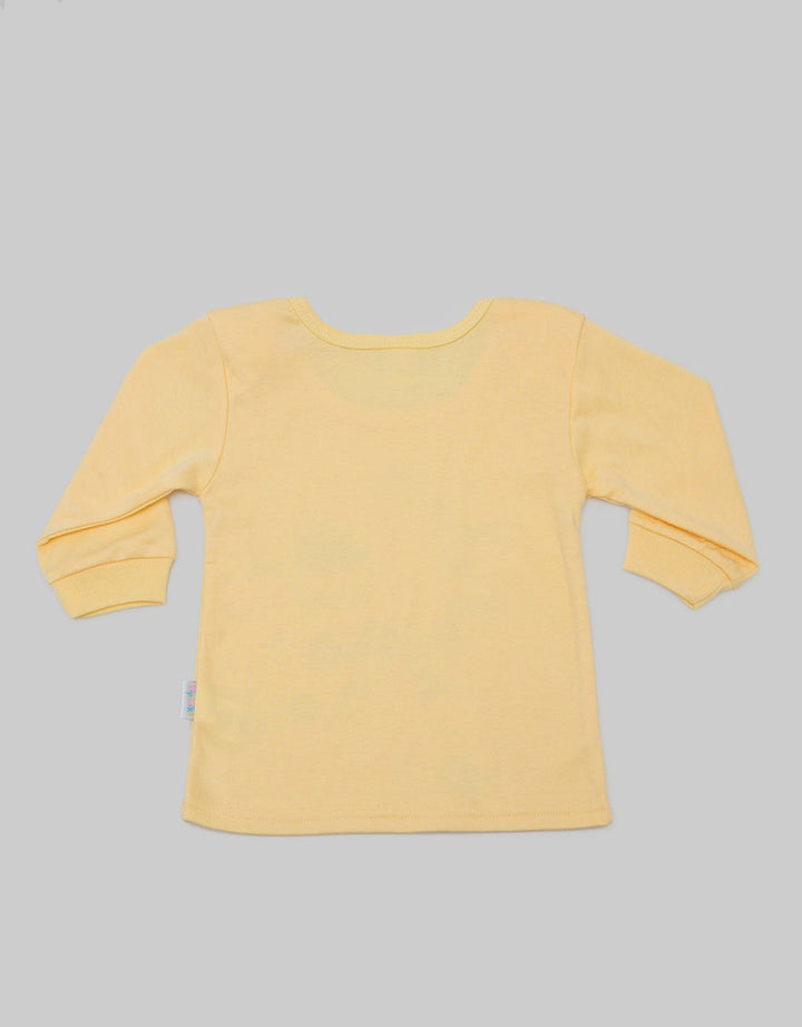Pipiniko Long Sleeve T-Shirt Envelope Neck And Screen Printing
