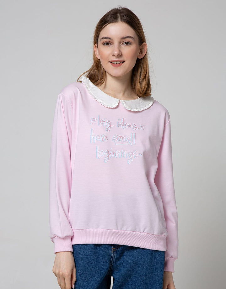 Nevada Sweatshirt Solid Peter Pan Colar Big Ideas
