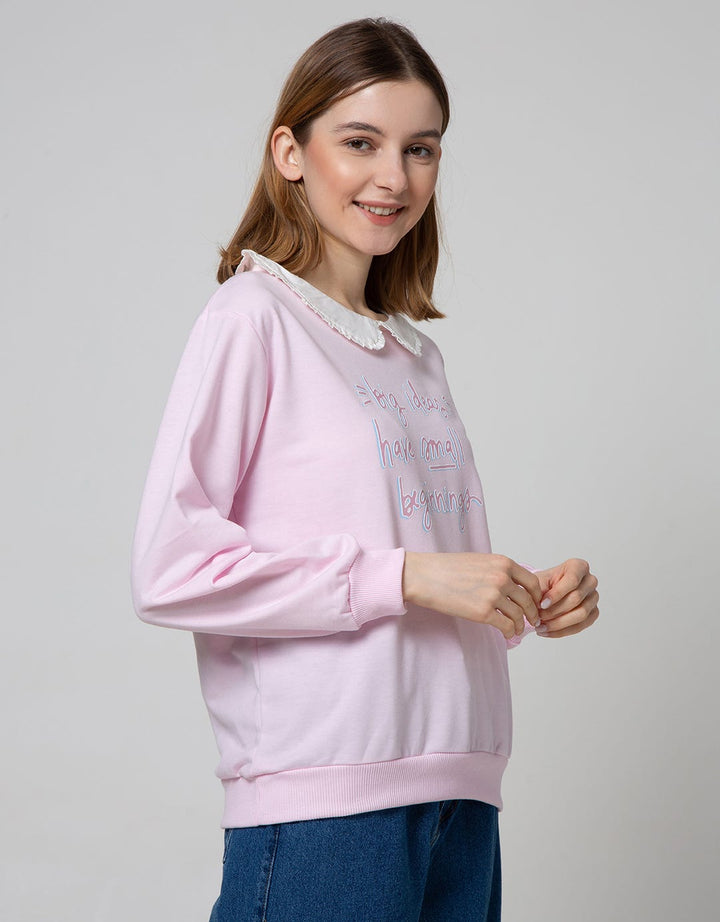 Nevada Sweatshirt Solid Peter Pan Colar Big Ideas