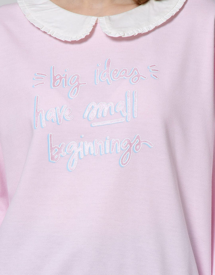 Nevada Sweatshirt Solid Peter Pan Colar Big Ideas