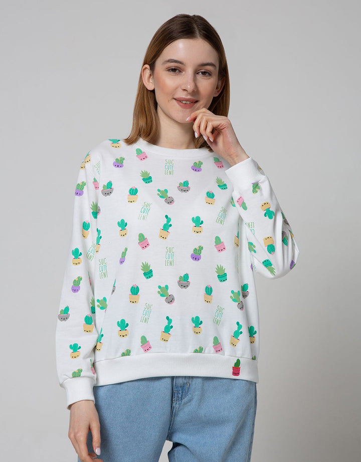 Nevada Sweatshirt Print Cactus