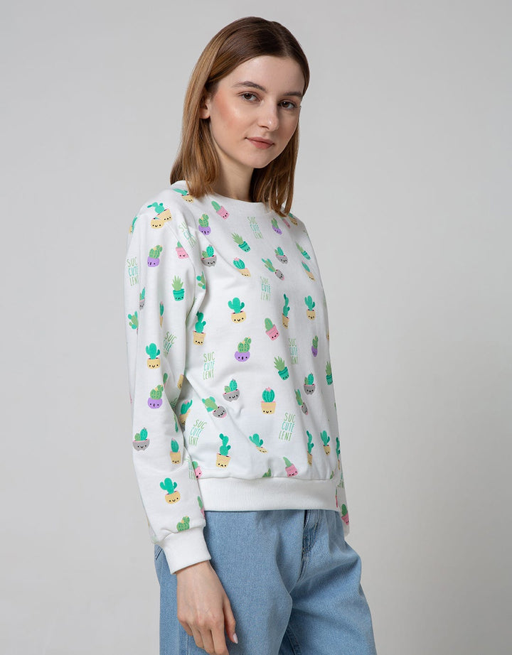 Nevada Sweatshirt Print Cactus