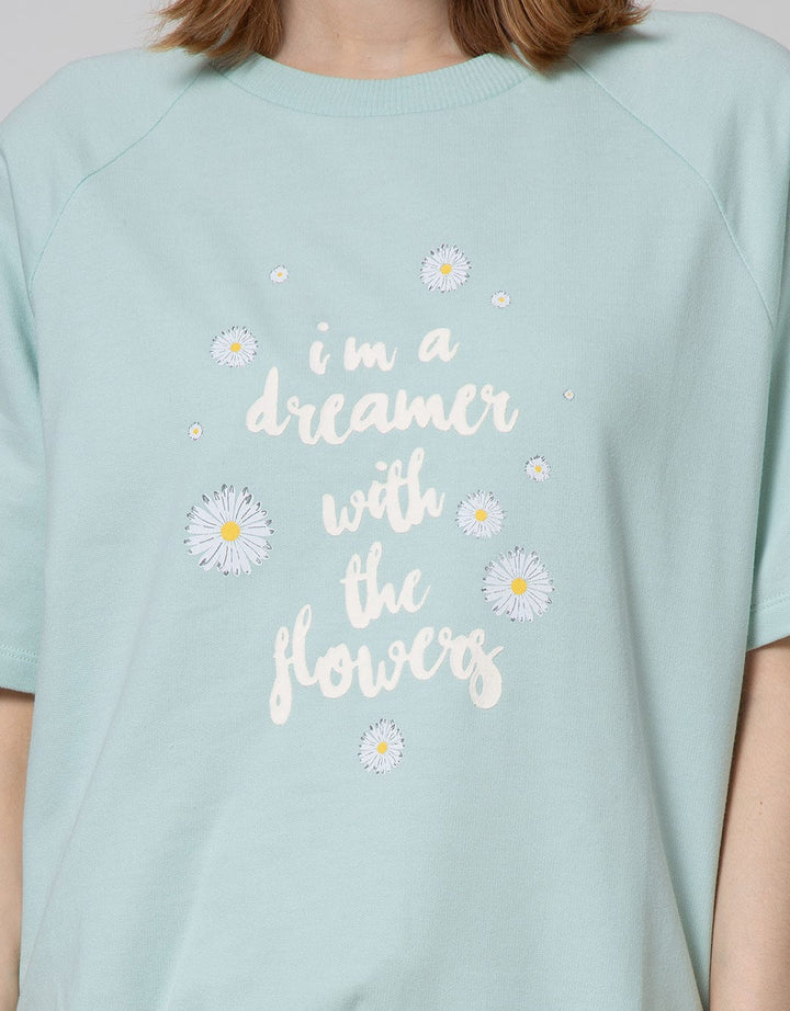 Nevada Sweatshirt Ss Sld Terry I Am A Dreamer With The Flow