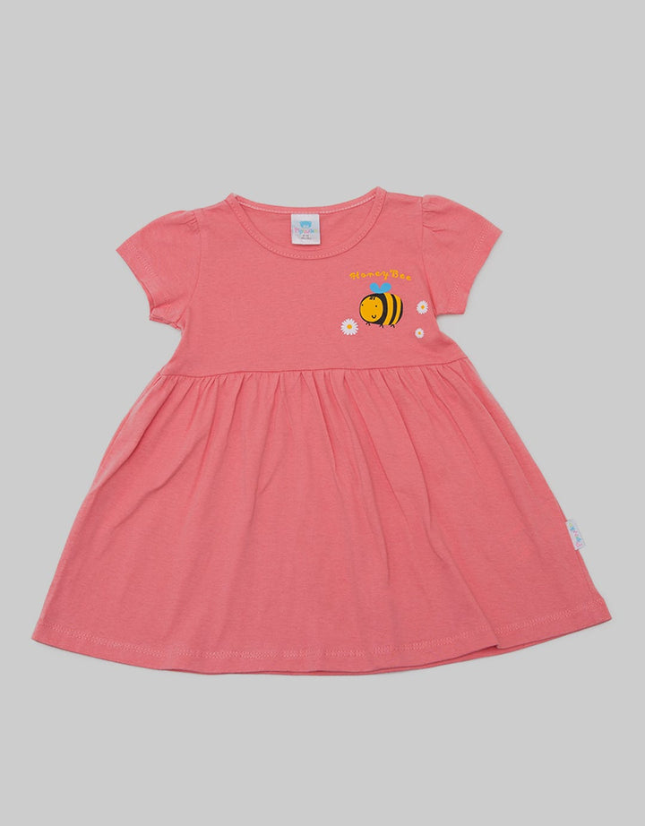 Pipiniko Short Sleeve Midi Dress Multipack Bee And Flower
