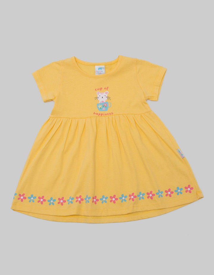 Pipiniko Short Sleeve Midi Dress Multipack Cat In Cup