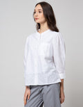 Details Long Sleeve Blouse 78 Open Placket