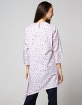 Details Long Sleeve Tunic Assymetric With Buttton And Placket