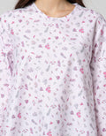 Details Long Sleeve Tunic Assymetric With Buttton And Placket