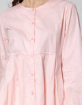 Details Tunic 78 Sleeves Assymetric With Button And Plack