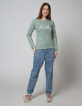 Details Denim Long Pants Highwaist With Tappered Fit