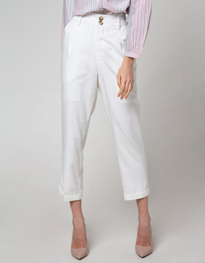 LONG PANTS BASIC WHITE