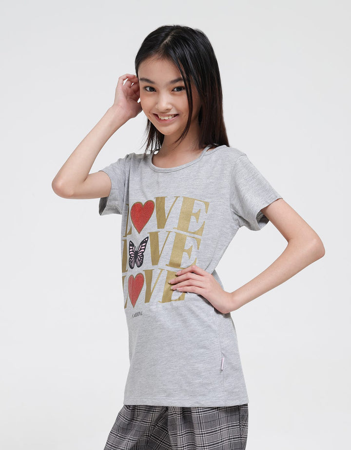 Cardinal Kids Girl Kaos Print Love