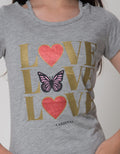 Cardinal Kids Girl Love Butterfly T-Shirt