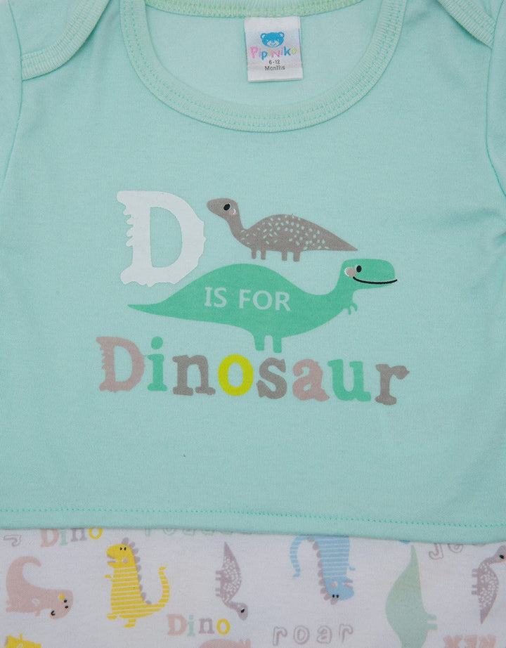 Pipiniko Short Jumpsuit Romper Short Dinosaur