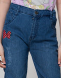 Disney Denim Patches Minnie Jeans