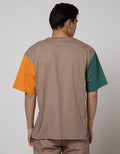 Nevada Short Sleeve T-Shirt Print Different Color On Sleeve