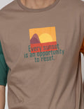 Nevada Short Sleeve T-Shirt Print Different Color On Sleeve