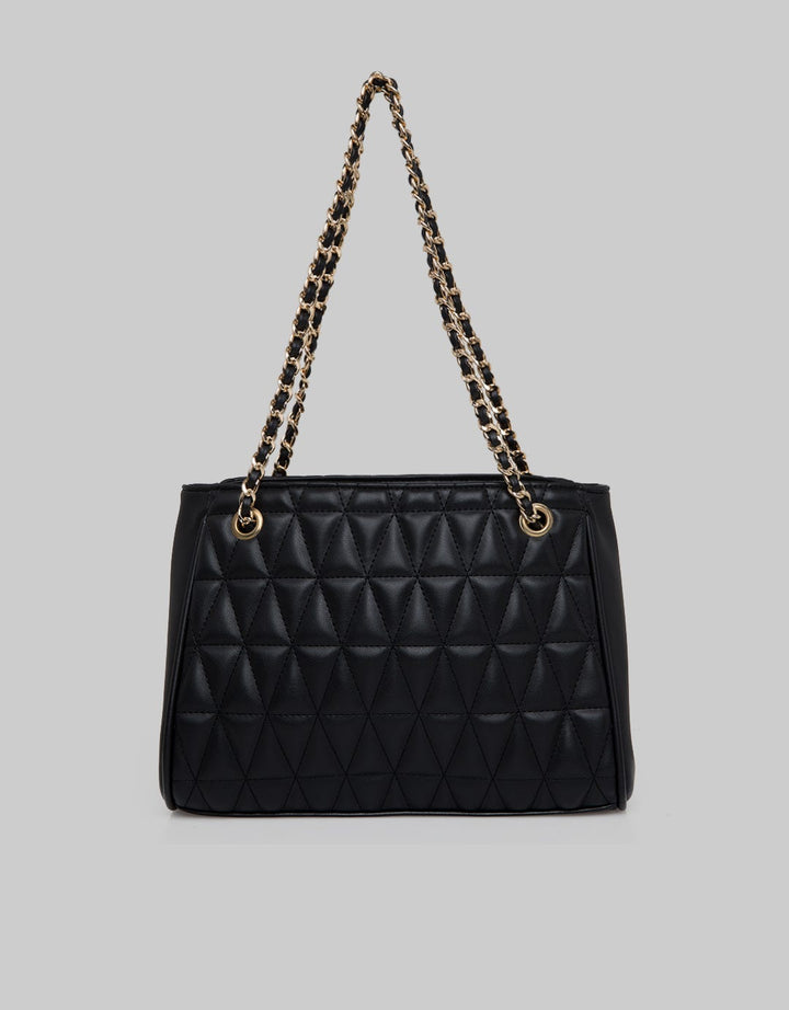 Connexion Shoulder Bag Quilted Texture Pepper1
