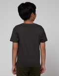 Little M Short Sleeve T-Shirt Mettalic Emboss Dino T-Rex