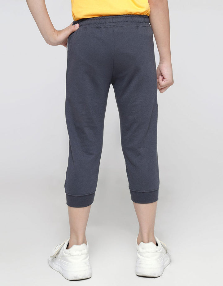 Little M Jogger Cut N Sewn Two Color Stripe