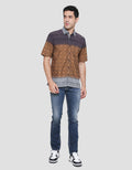 Cardinal Casual Full Print Kemeja Casual Pria