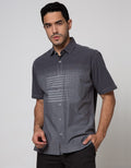Cardinal Casual Short Sleeve Shirt Stripe Combination