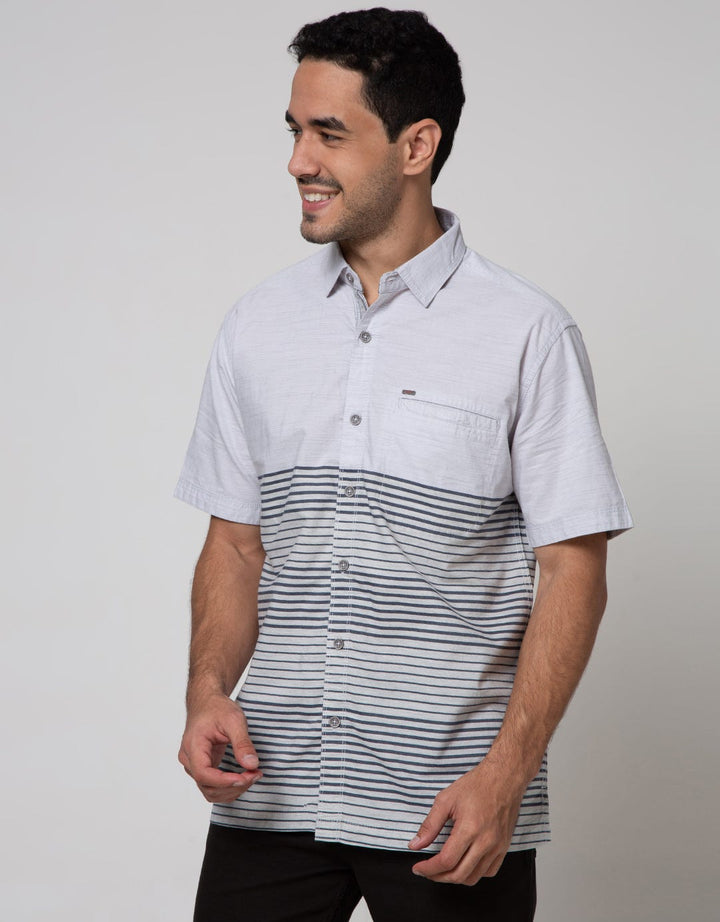 Cardinal Casual Short Sleeve Small Stripe