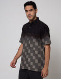 Cardinal Casual Short Sleeve Gradation Square Checked