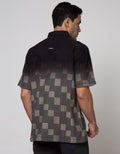 Cardinal Casual Short Sleeve Gradation Square Checked