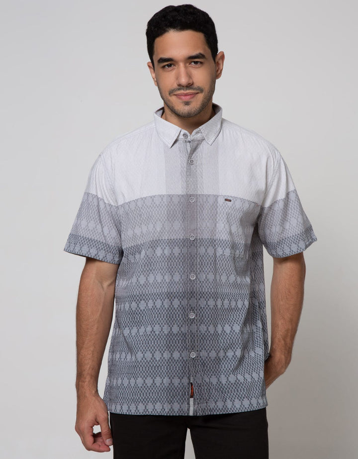 Cardinal Casual Short Sleeve Gradation Stripe