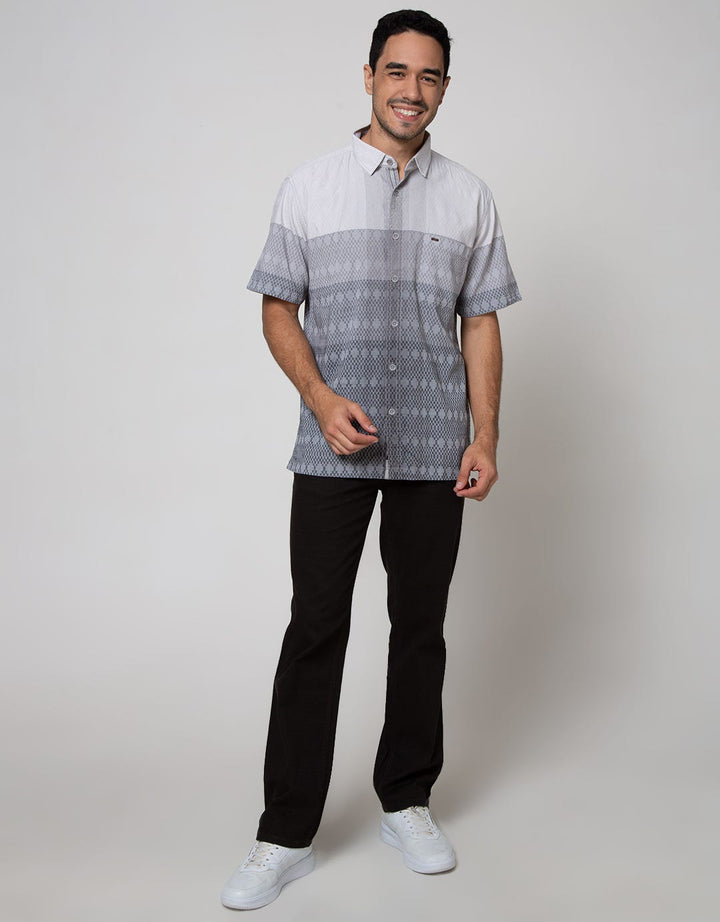 Cardinal Casual Short Sleeve Gradation Stripe
