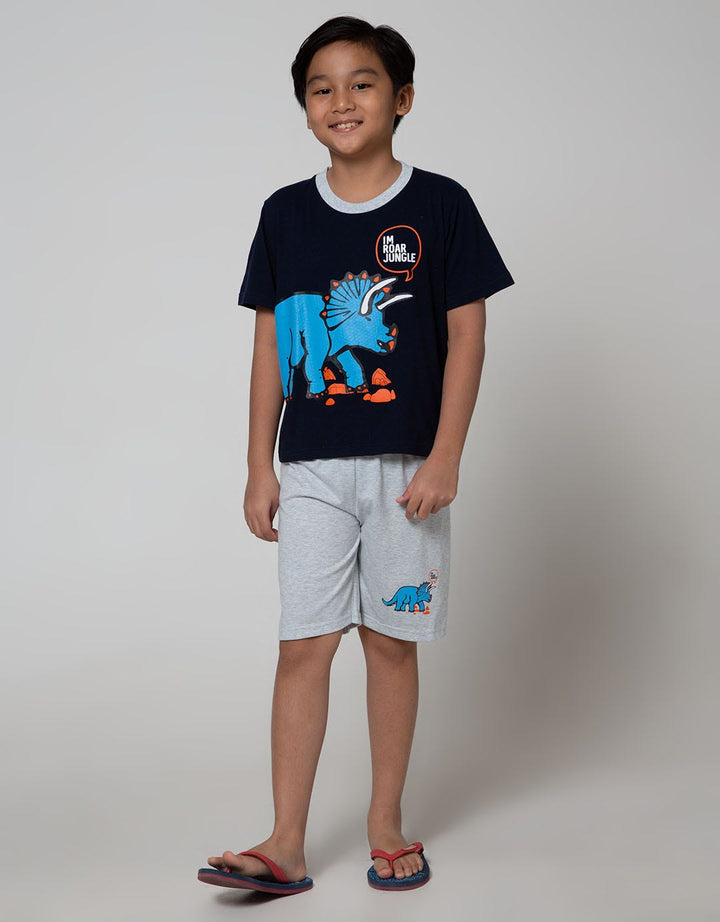 Little M Top Bottom Dino T-Shirt Set