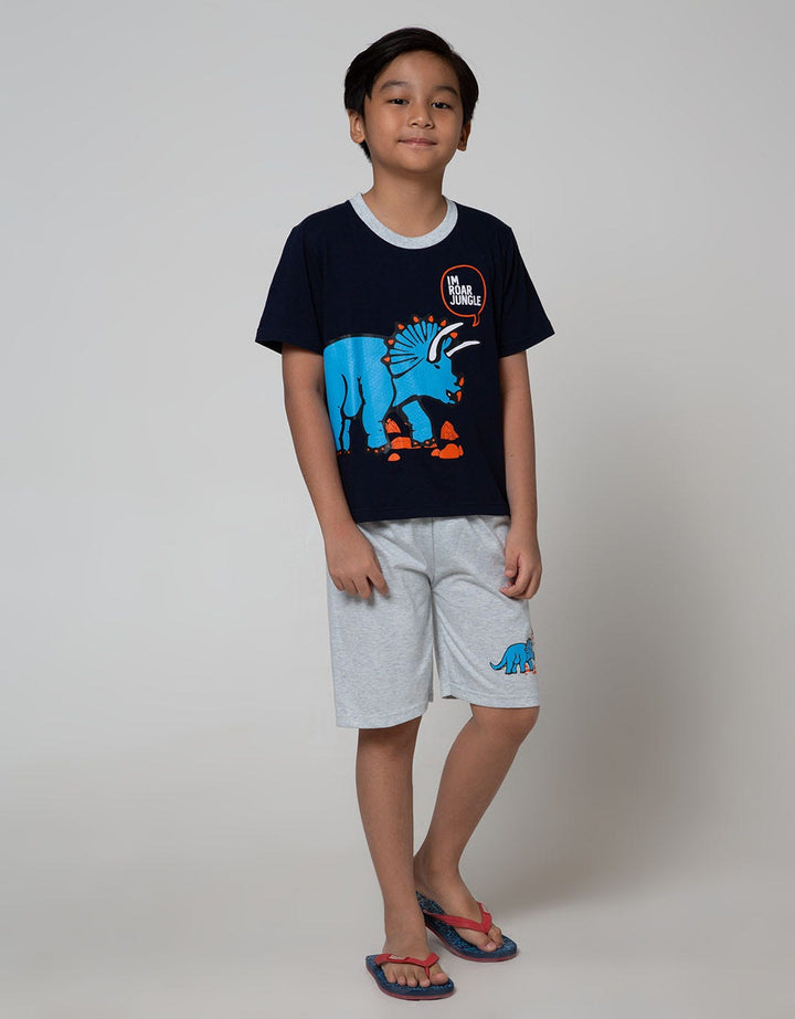 Little M Top Bottom Dino T-Shirt Set