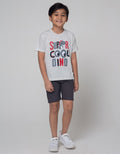 Little M Top Bottom Set T-Shirt Crop Woven Twill