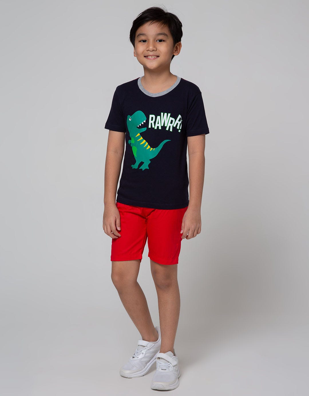 Little M Top Bottom Set T-Shirt Crop Woven Twill