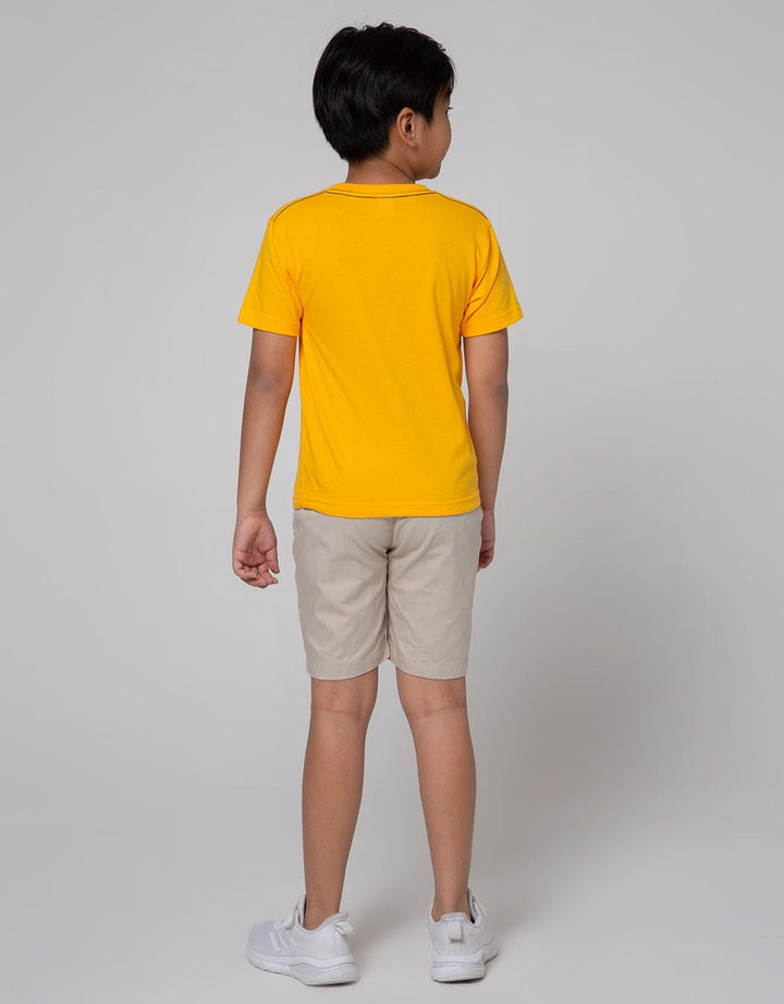 Little M Top Bottom Set T-Shirt Crop Woven Twill