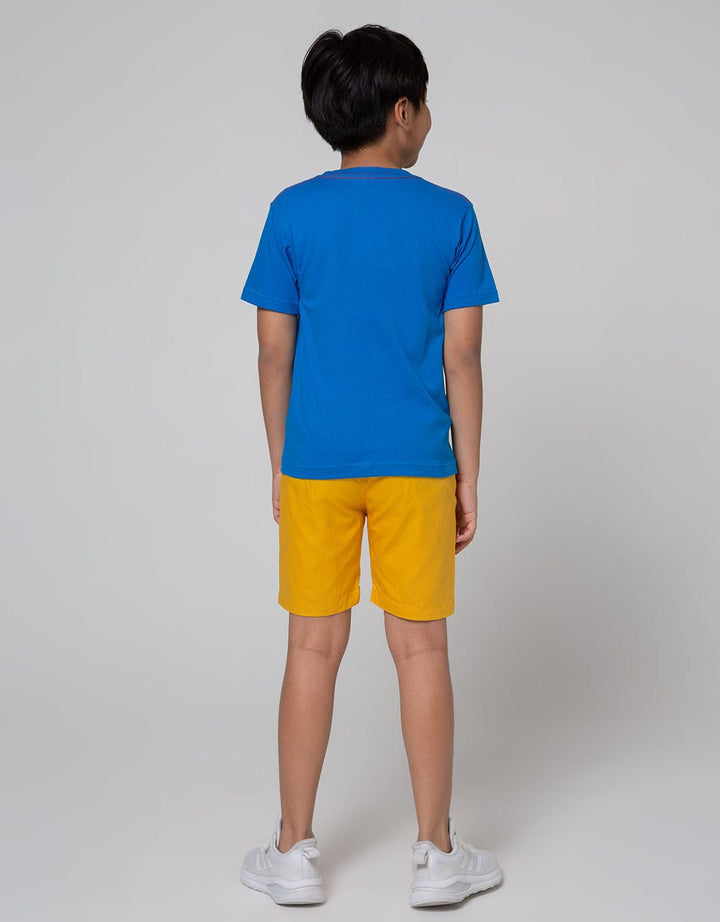 Little M Top Bottom Set T-Shirt Crop Woven Twill
