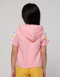 Little M Short Sleeve T-Shirt Hoodie Happy