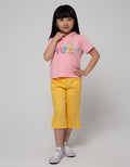 Little M Short Sleeve T-Shirt Hoodie Happy