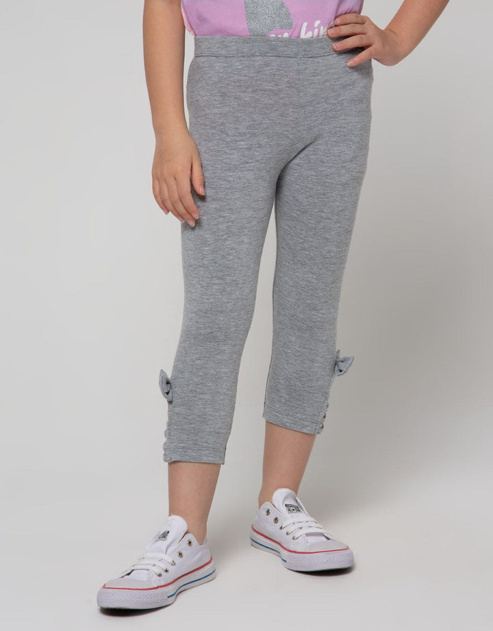 Little M Ribbon Cross Basic Leggings