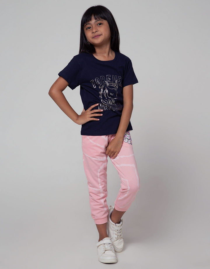 Little M Short Sleeve T-Shirt Basic Foil Forever Magical