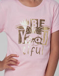 Little M Short Sleeve T-Shirt Foil Be You Tiful
