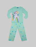 Kidz Too Top - Bottom Piyama Unicorn With Pants Star