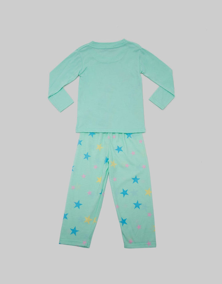 Kidz Too Top - Bottom Piyama Unicorn With Pants Star