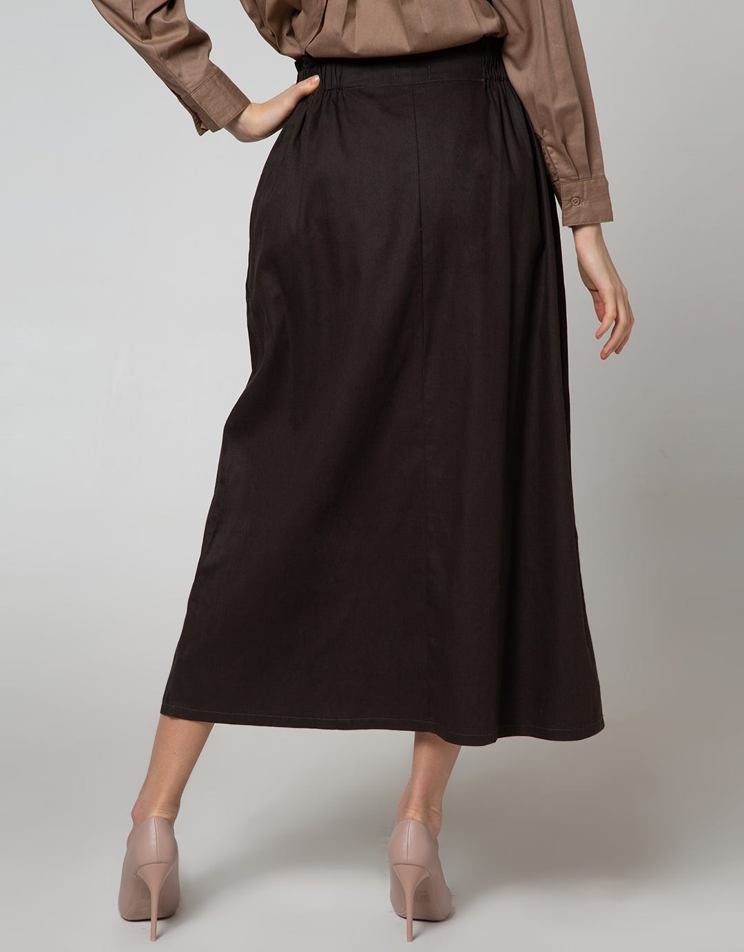 Nevada Midi Skirt Twill 20S Side